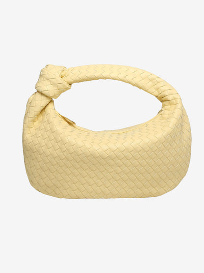 Giselle | Sac à Bandoulière Moyen Tressé avec Nœud