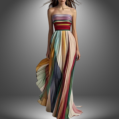 Sophia | Robe Plissée Élégante d'Été