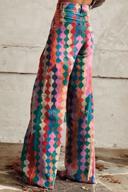Chloé - Pantalons Boho Vintage Élégants