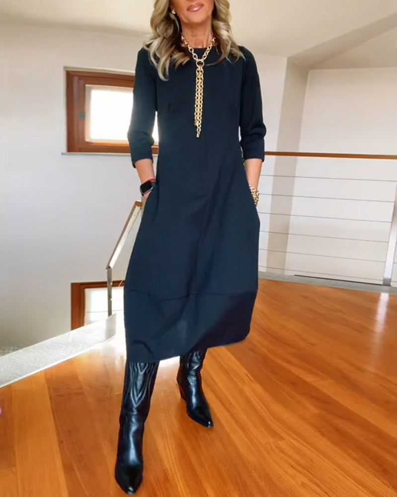Jennifer | Robe d'Élégance Casual Gracieuse