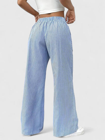 Dominique - Pantalon Large Élégant