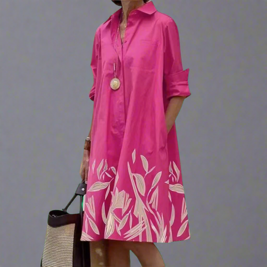Liane™ | Robe Midi Luxueuse pour une Élégance Sans Effort