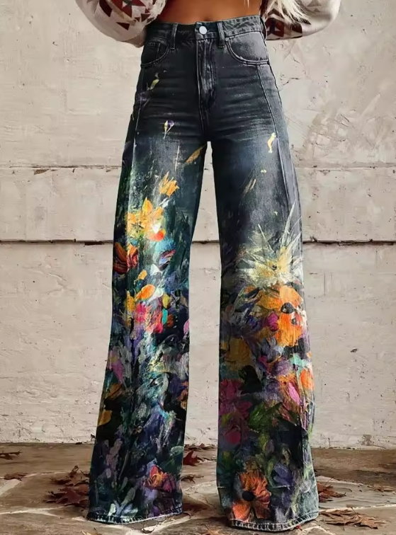 Chloé - Pantalons Boho Vintage Élégants