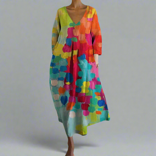 Renate™ | Robe Chic avec Décolleté en V