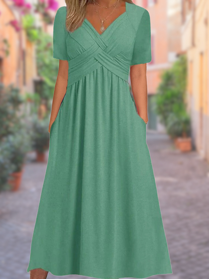 Aria™ - Robe à Col V Confortable