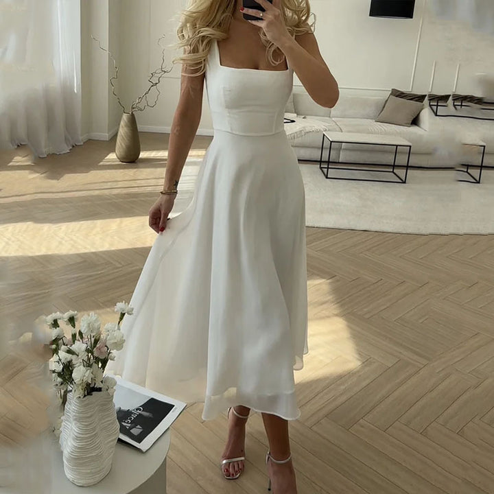 Sofia - Robe Élégante Sans Manches