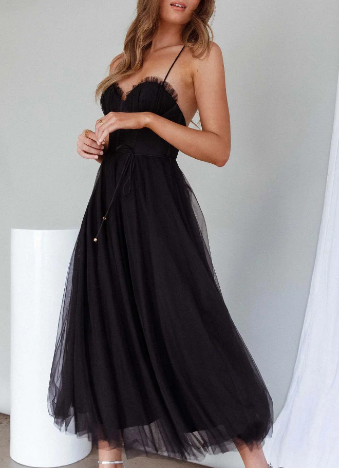 Jana – Robe midi pour les journées chaudes