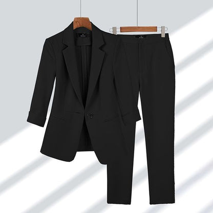 Viktoriya - Ensemble Blazer et Pantalon en Deux Pièces