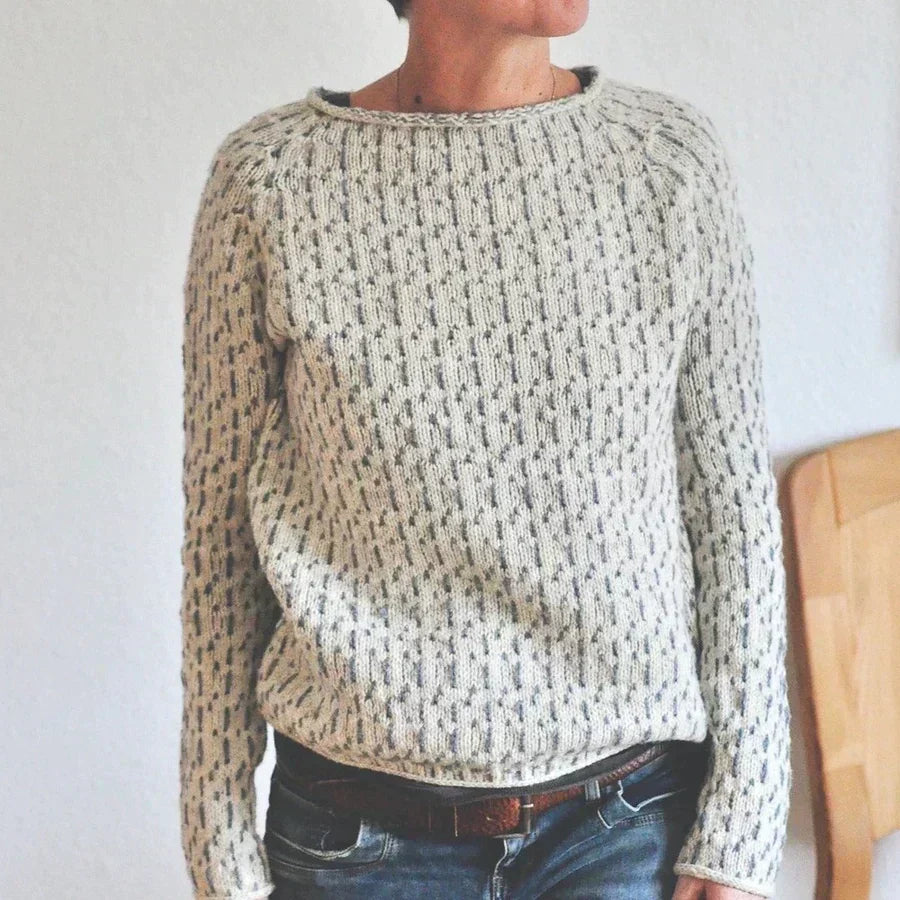 Linda | Pull Élégant Col Bateau