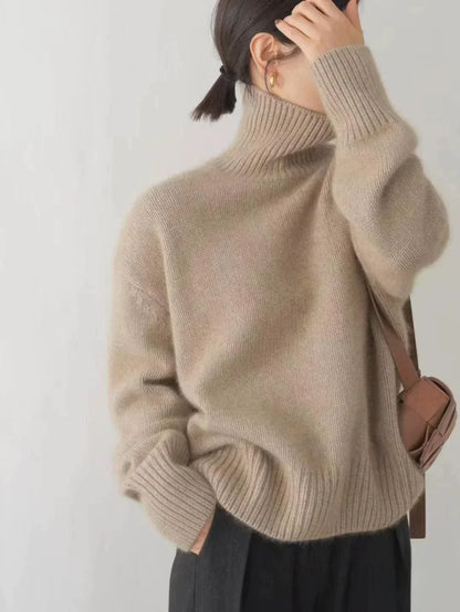 Lisette | Pull col montant en cachemire
