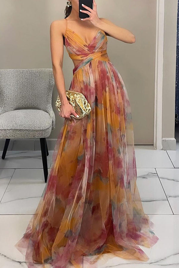Jennifer | Robe Maxi Fleurie Élégante