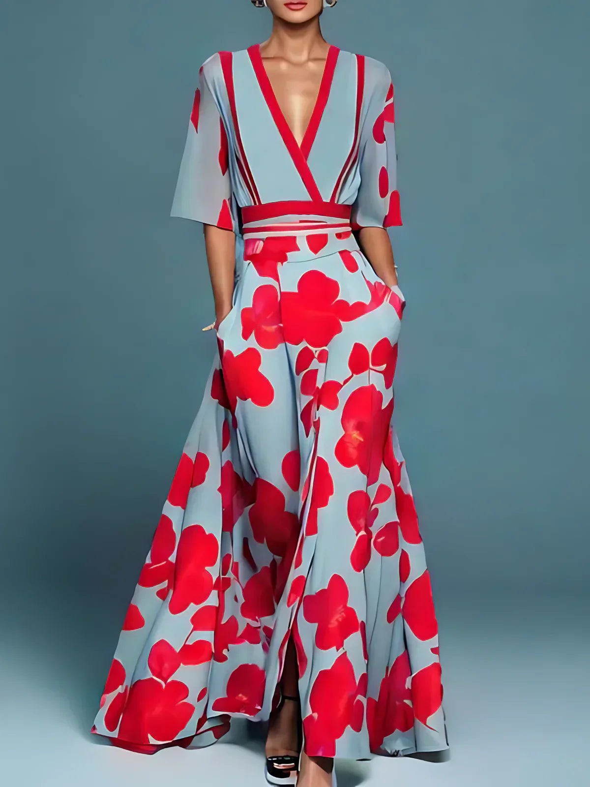 Lina™ - Robe Florale Élégante - Ressentez-vous en Confiance