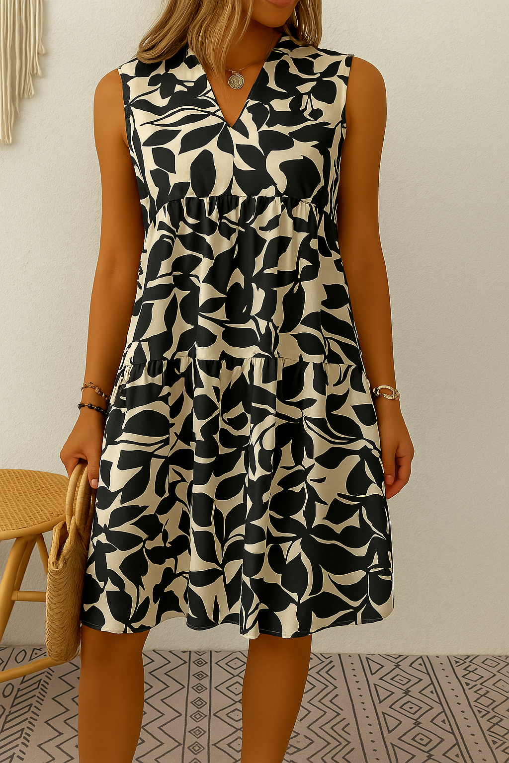 Tessa - Robe Midi d'Été