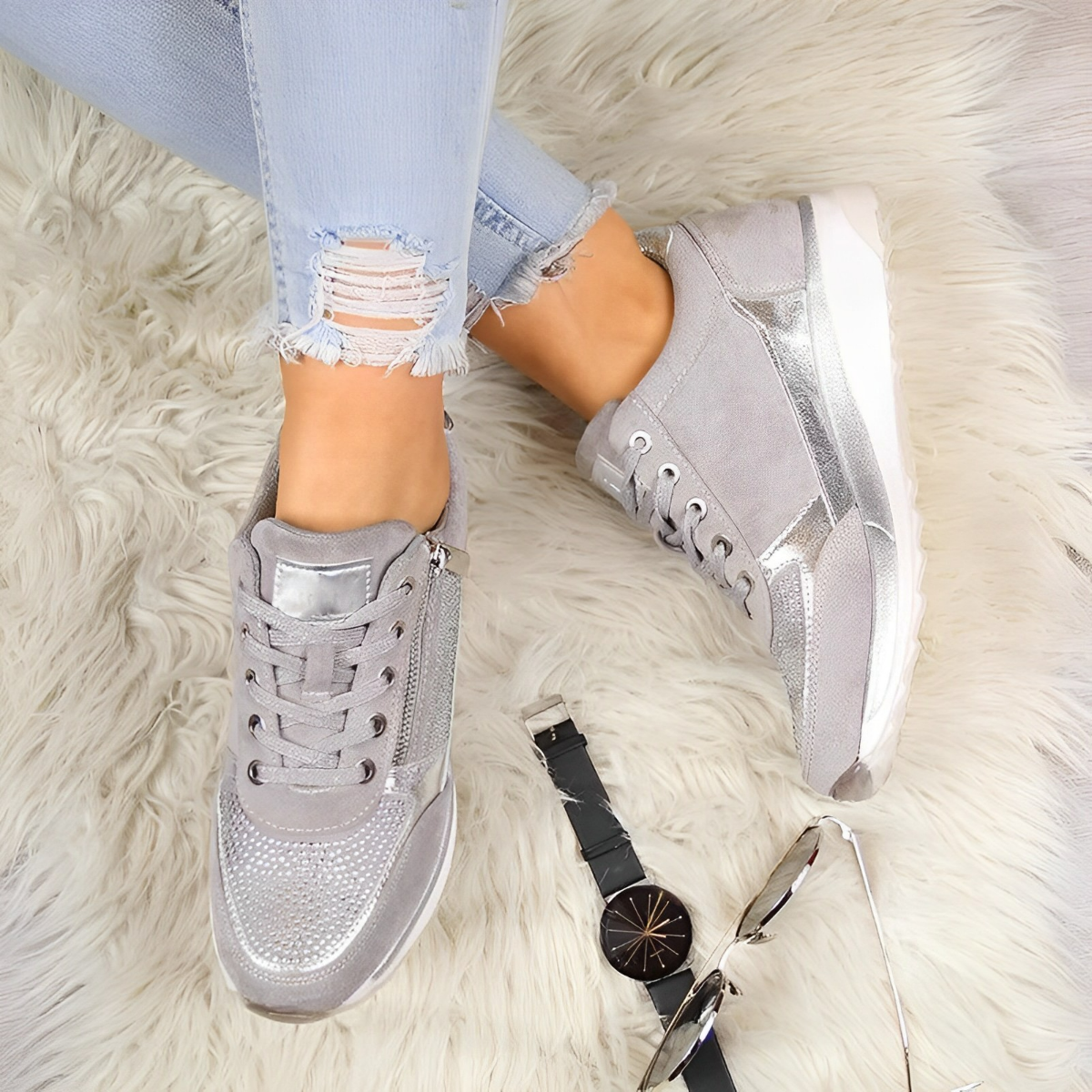 Pro Shoes – Chaussures de sport confortables avec fermeture pratique