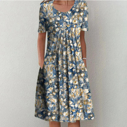 Emma - Robe Élégante en Coton