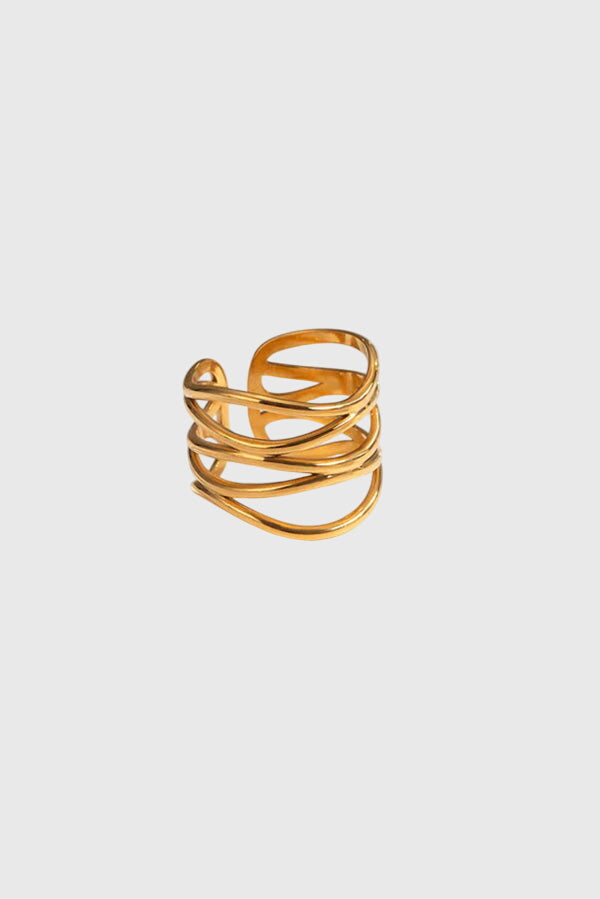Catalina | Bague en Acier Inoxydable Élégante
