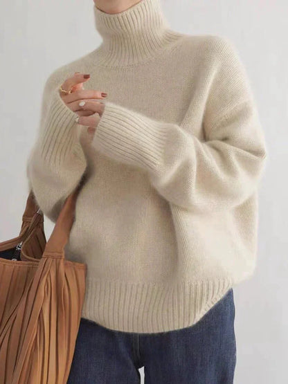 Lisette | Pull col montant en cachemire