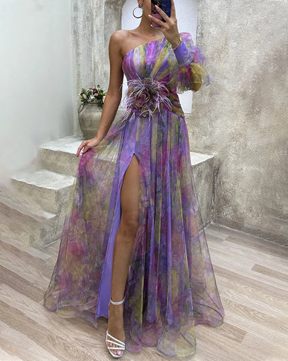 Amelia | Robe Élégante avec Fente