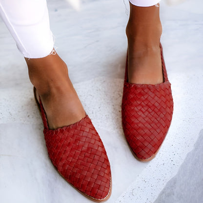 Whisper - Sandales en cuir tressé pour femmes élégantes