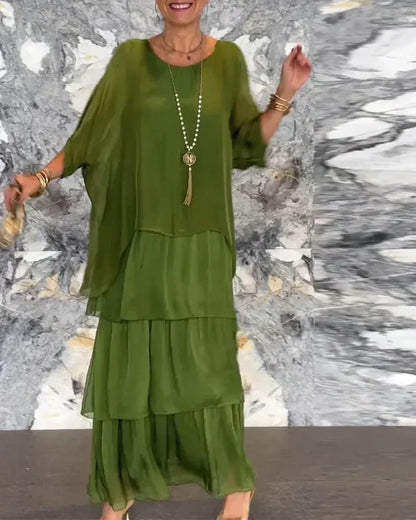 Evelyn - Robe élégante en georgette