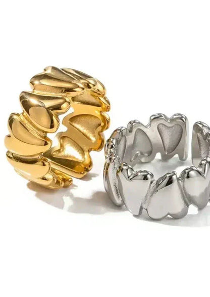 Hazel | Bague Cœur Enveloppante