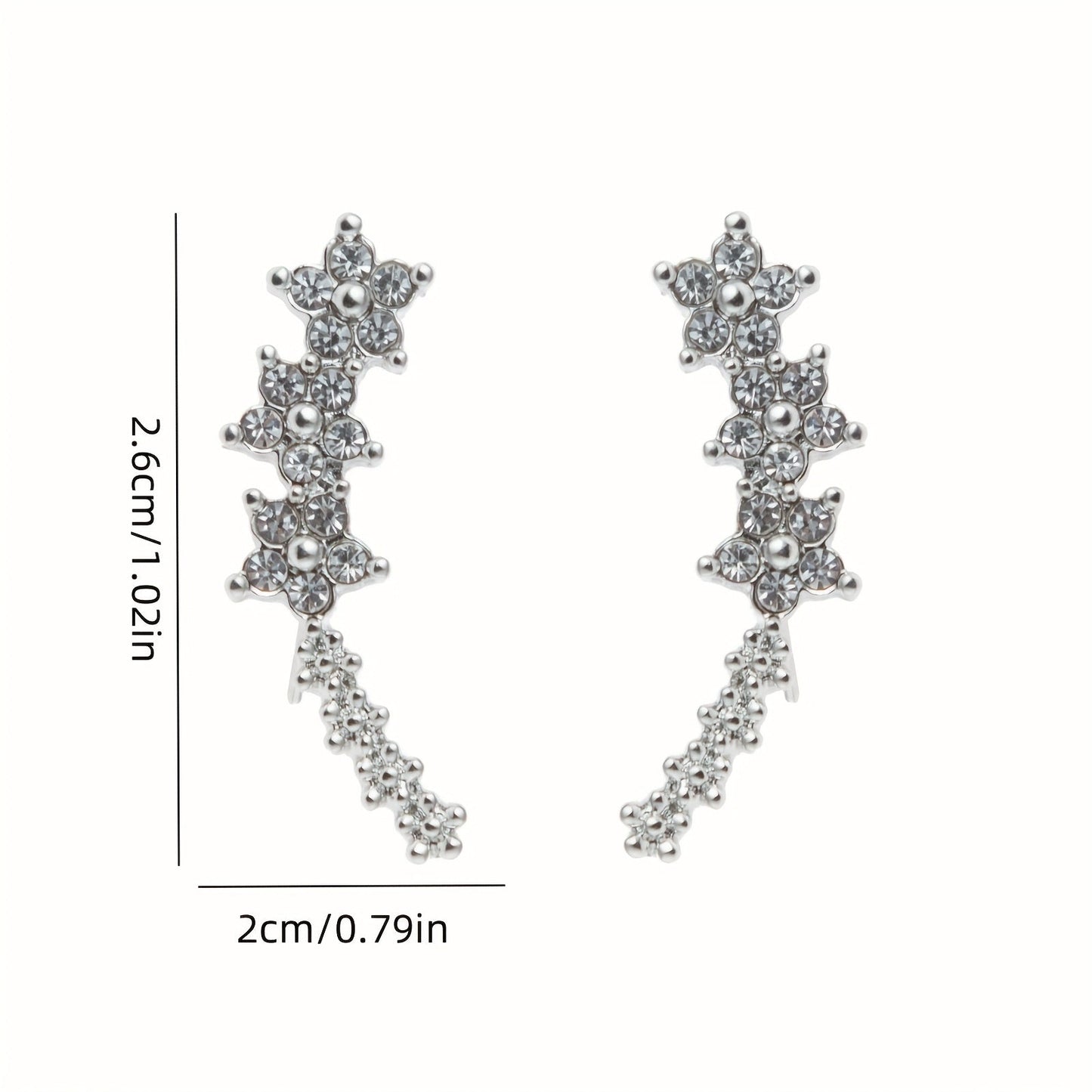 Boucles d'oreilles florales intemporelles