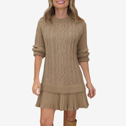 Robe en Tricot Tressé