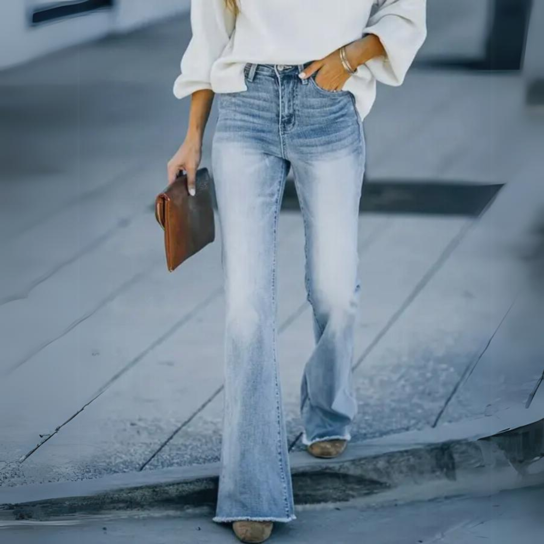 Joanne - Jeans Bohémiens Élastiques