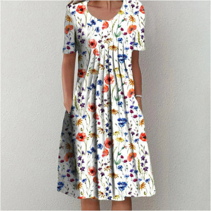 Sarah | Robe Midi Décontractée avec Poches