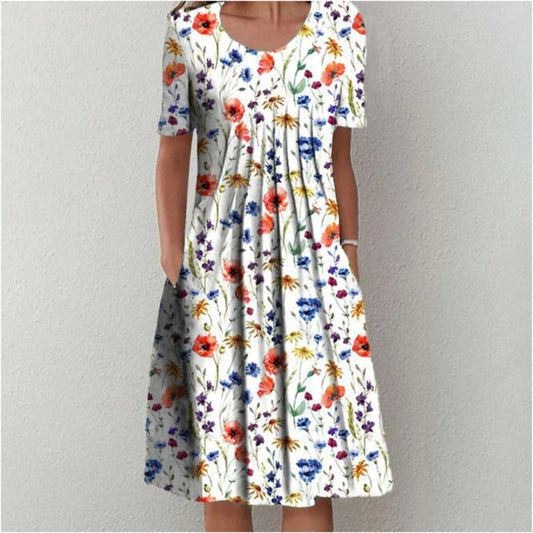 Sarah | Robe Midi Décontractée avec Poches