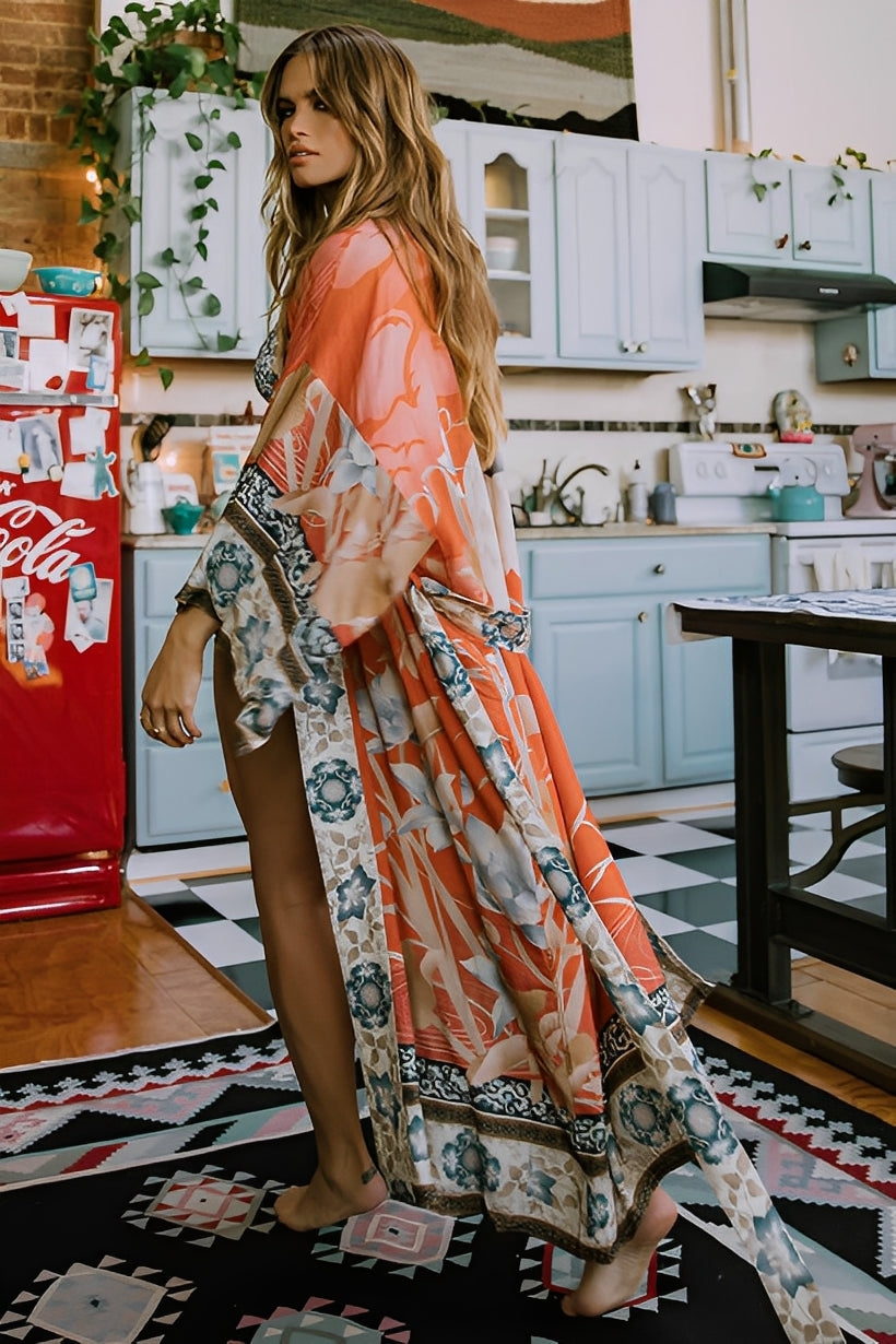 Chantal - Robe kimono légère pour femme