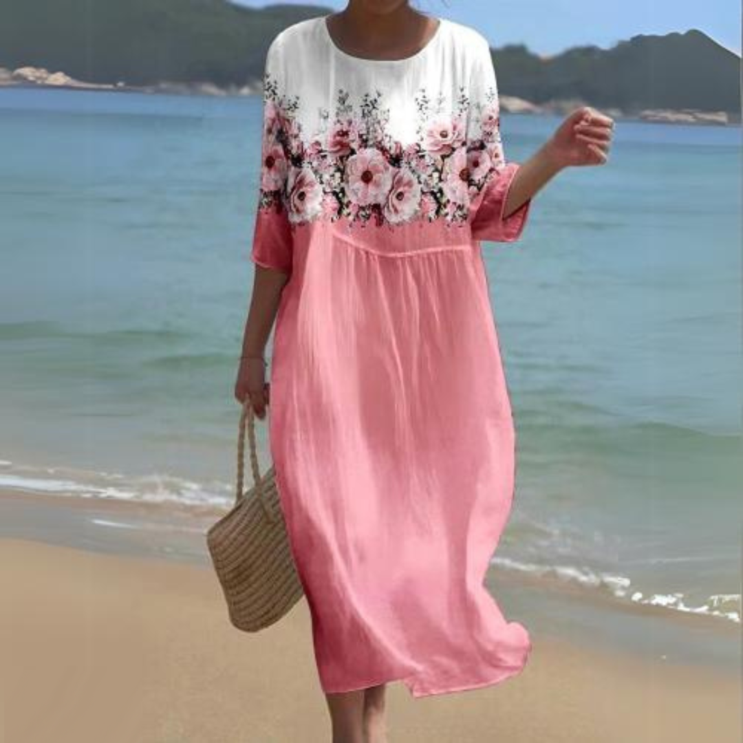 Alina – Robe Midi Fluide
