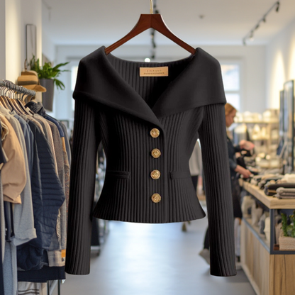 Annika I VESTE EN TRICOT LUXUEUSE