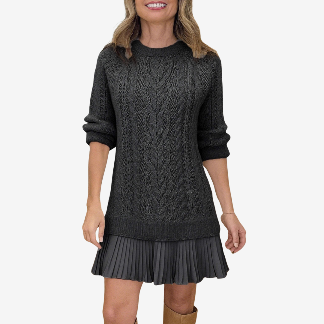 Robe en Tricot Tressé