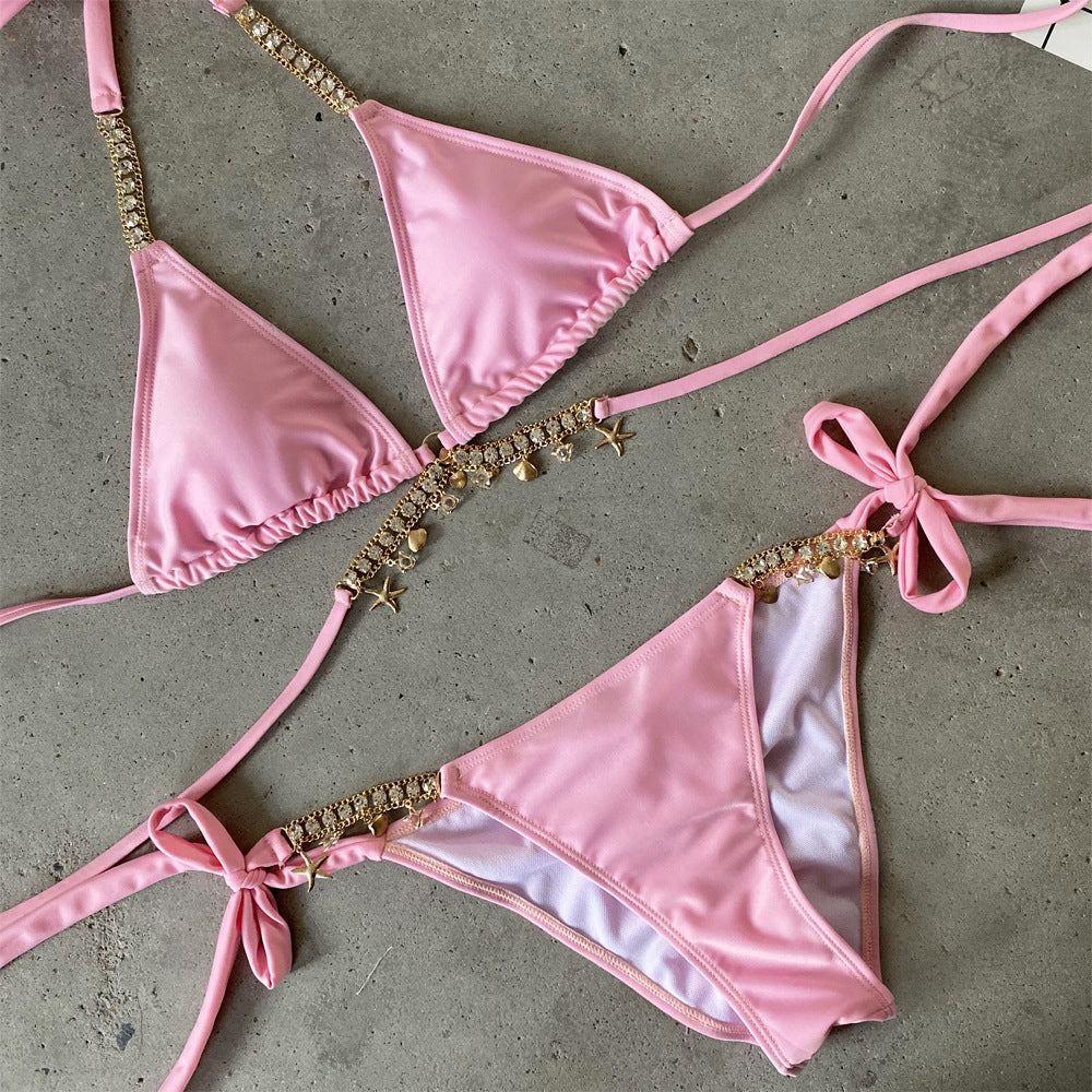 AquaLivv - Bikini avec détails de plage
