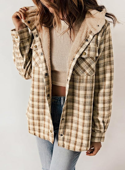 Elvessa | Veste en Flanelle à Carreaux