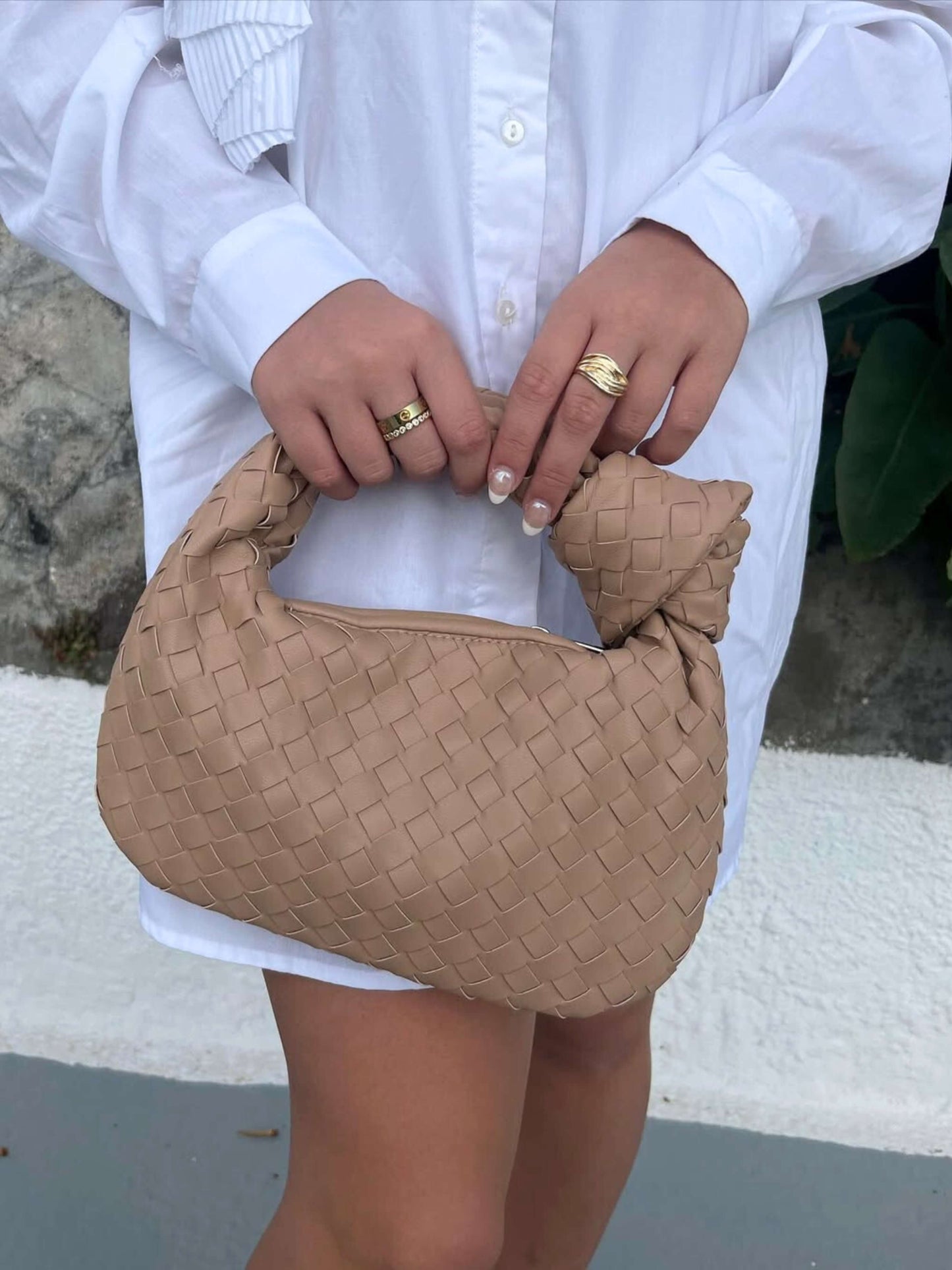 Sienna | Petit Sac avec Poignée Tressée