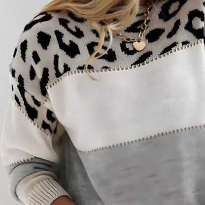 Louise™ | Pull Élégance Léopard