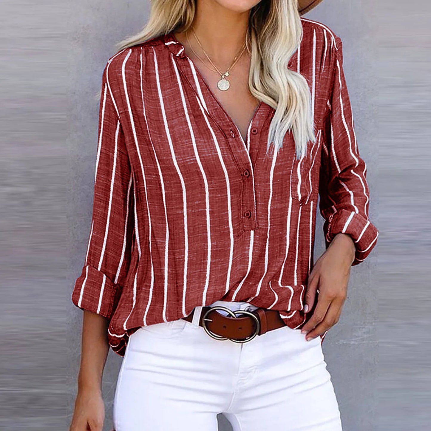Laurie | Chemise Rayure Pour Femme | Confortable