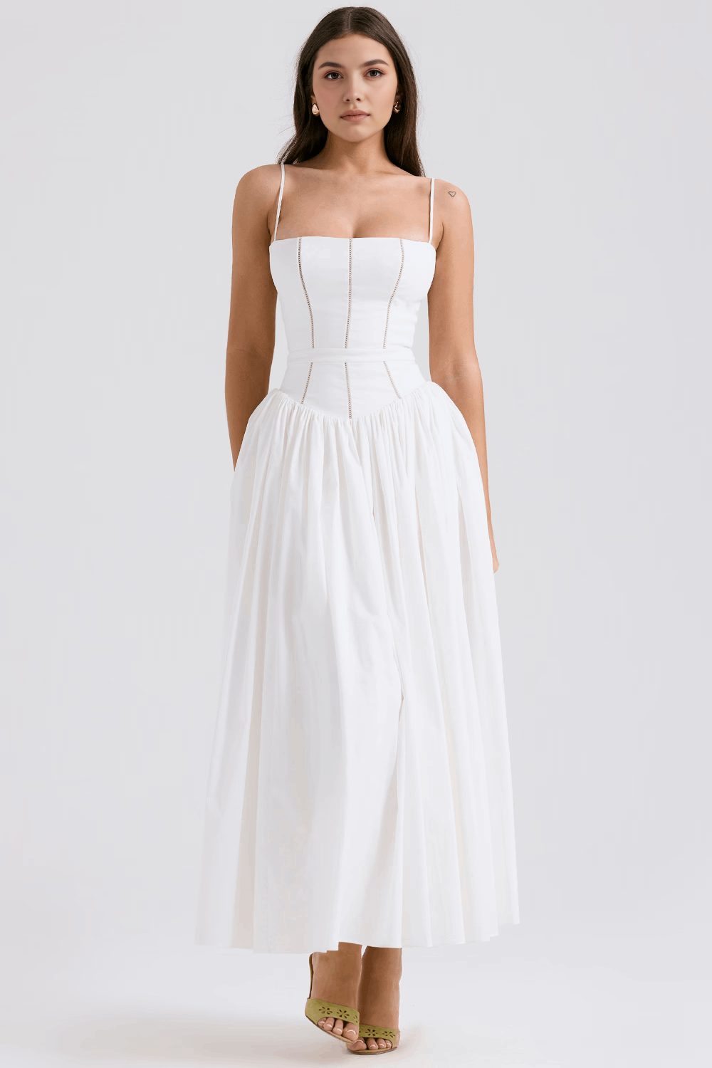VIOLETTA - Robe Midi Posy