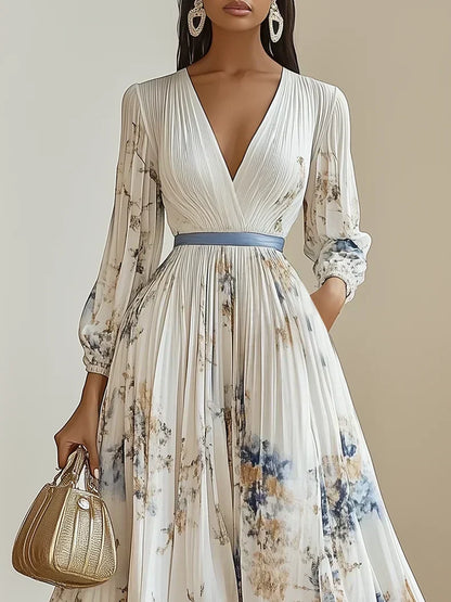 Bristol - Robe Maxi Bohème à Patches Floraux