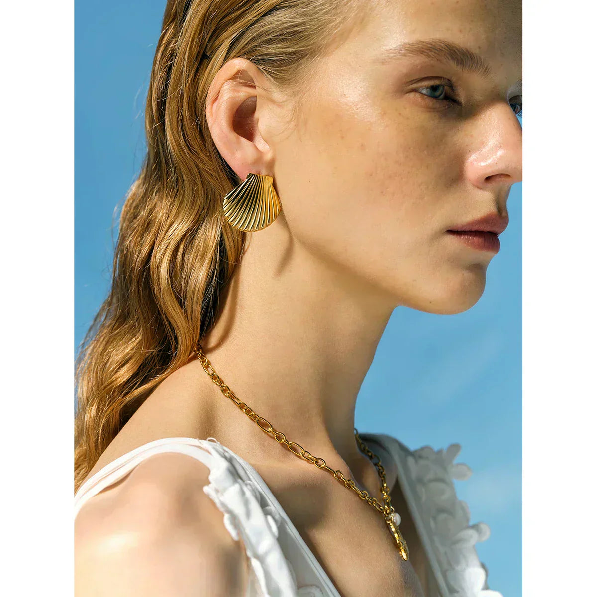 Louisa | Boucles d'Oreilles Coquillage