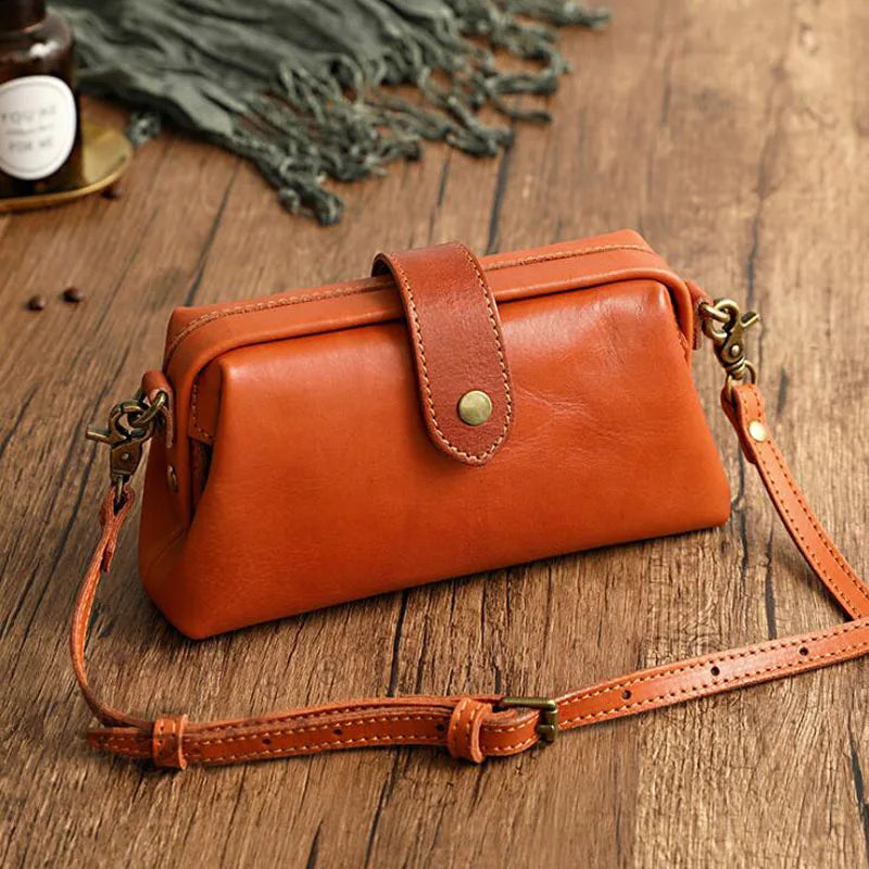 Edis | Sac à Bandoulière Rétro Classique au Format Compact