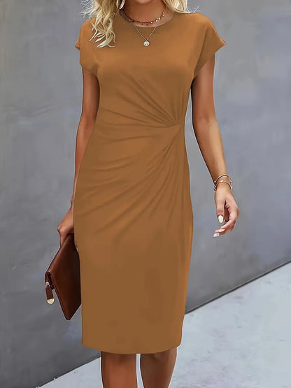 Reilly – Robes midi femme avec nœud devant