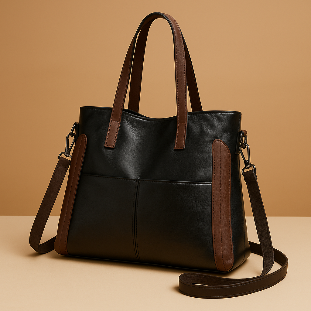 Etta | Sac à bandoulière en cuir PU de grande capacité à la mode