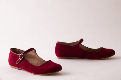 Giulia – Mules Mary Jane in Camoscio