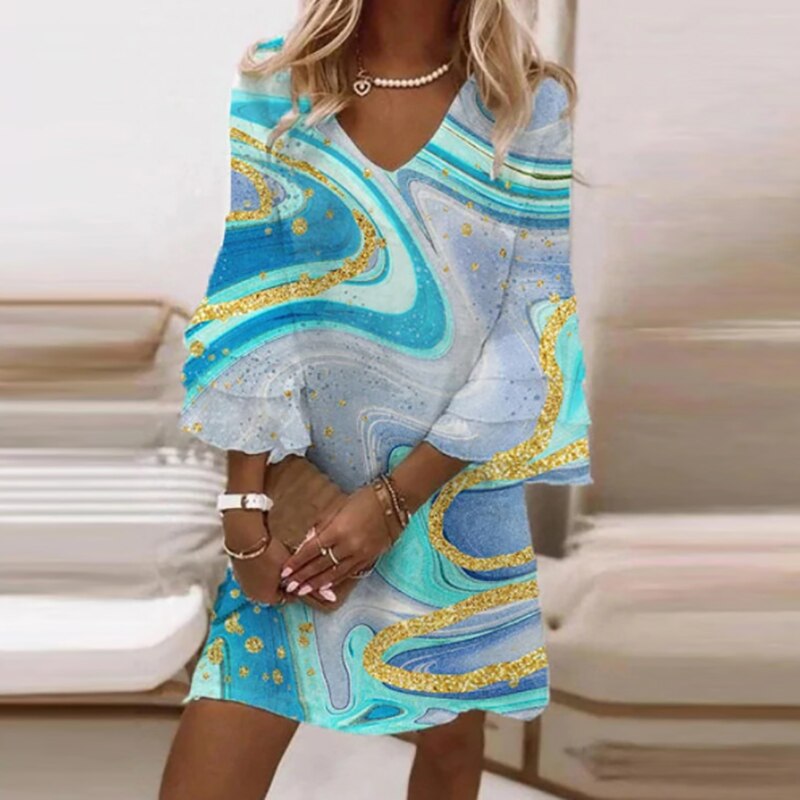 Claudia - Robe avec des motifs élégants