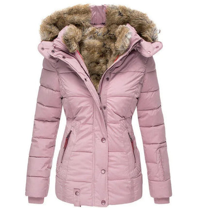 Grace - Veste en Cuir Chaude et Confortable pour l'Hiver