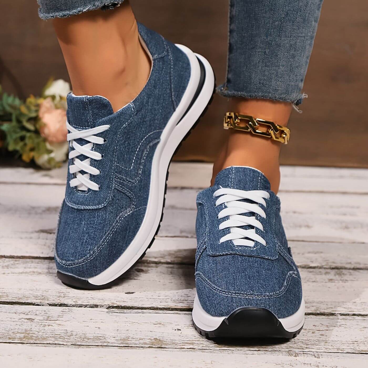 Giocoso - Baskets en Denim Confortables