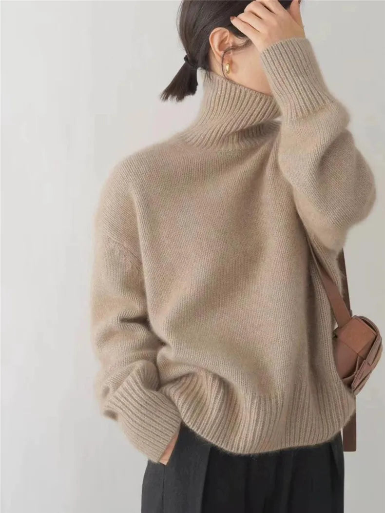 Marianne™ | Pull à Col Roulé de Luxe